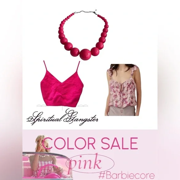 NWT FREE PEOPLE TAKE IT AWAY BODYSUIT Pink Ruffled LACE Tie Front 🥳HP - Picture 10 of 11